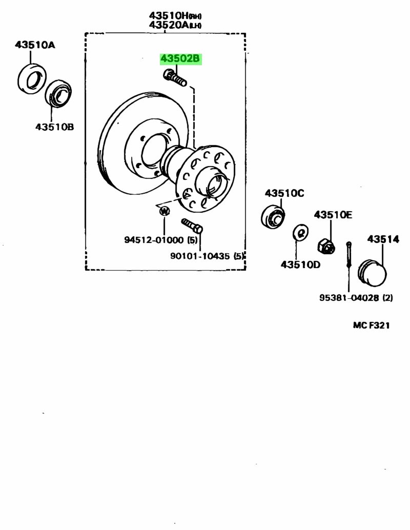 Toyota 90942 02081